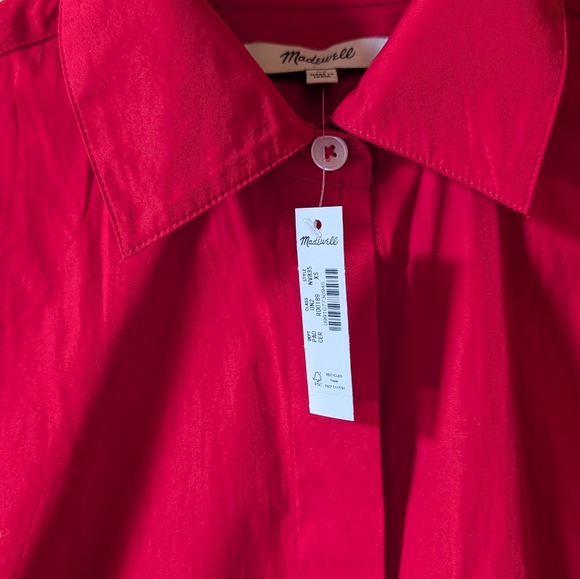 Madewell Cuffed Sleeve Top - Picture 3 of 14